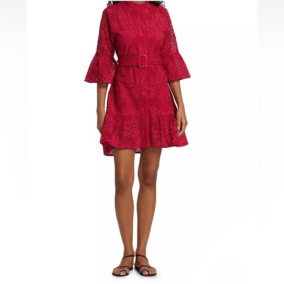 🥭FARM Rio Cotton Eyelet Minidress - Picture 8 of 15